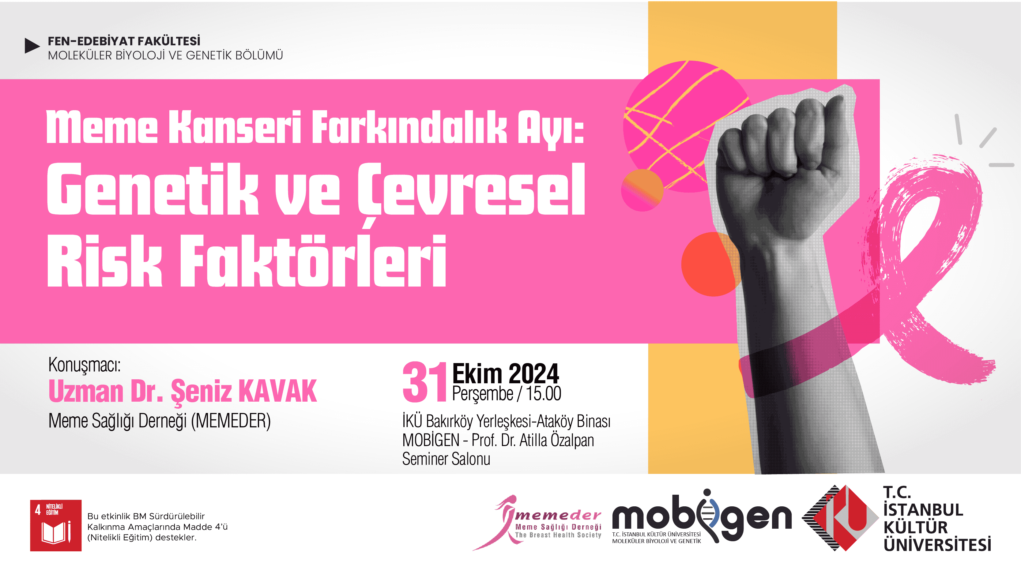 Meme Kanseri Farkındalık Ayı: Genetik ve Çevresel Risk Faktörleri