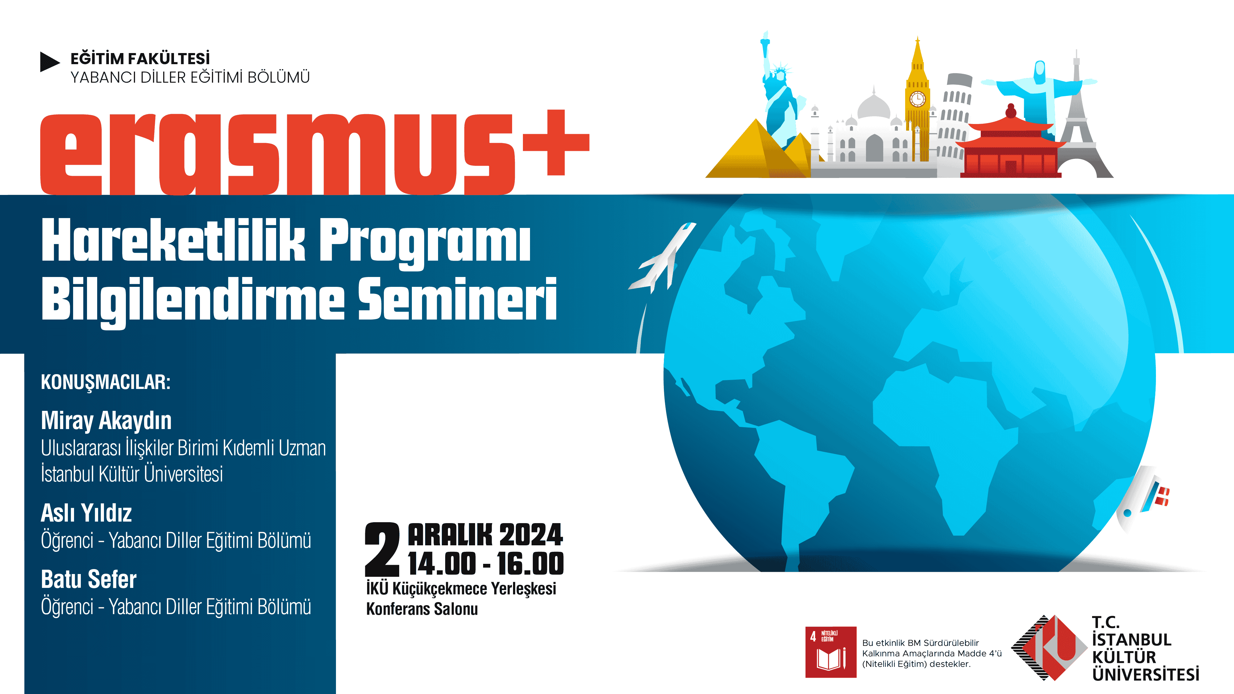 Erasmus+ Hareketlilik Programı Bilgilendirme Semineri