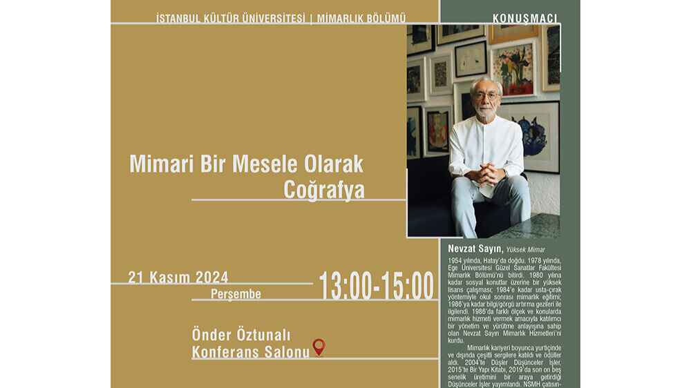 "Mimari Bir Mesele Olarak Coğrafya" Konferansı
