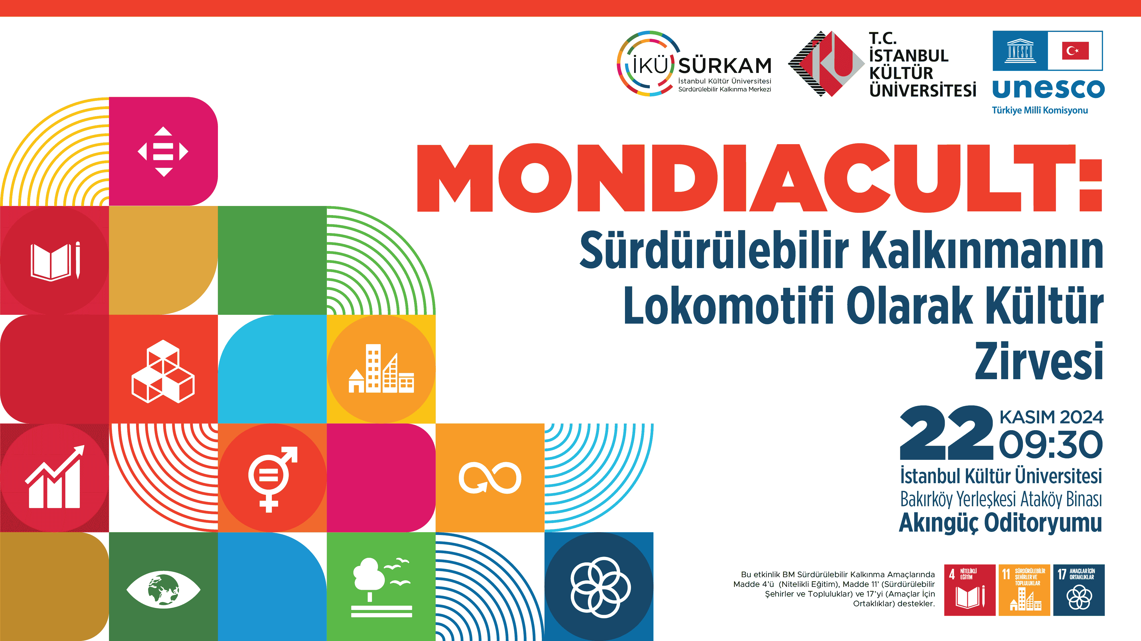 MONDIACULT: Sürdürülebilir Kalkınmanın Lokomotifi Olarak Kültür Zirvesi