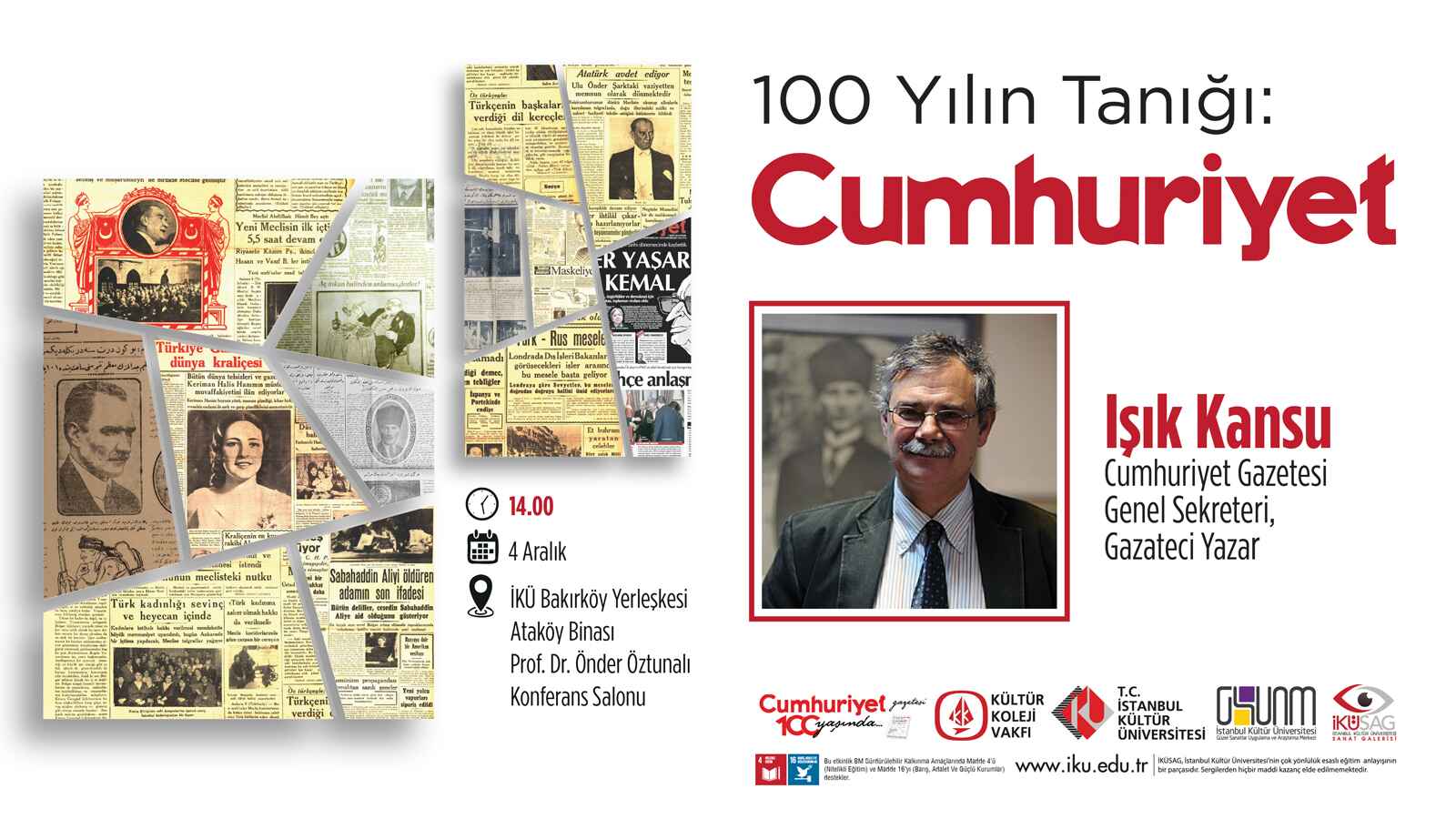 "100 Yılın Tanığı: Cumhuriyet" Konferansı