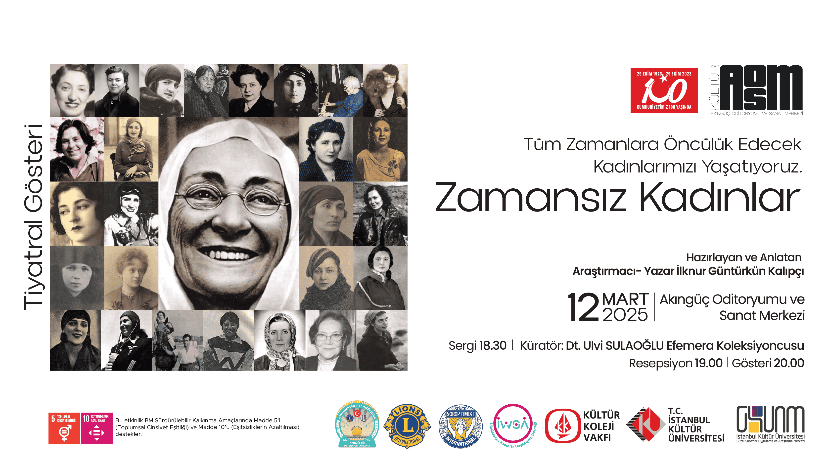 "Zamansız Kadınlar" Tiyatral Gösteri