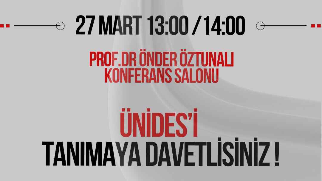 ÜNİDES Programı Tanıtım Semineri