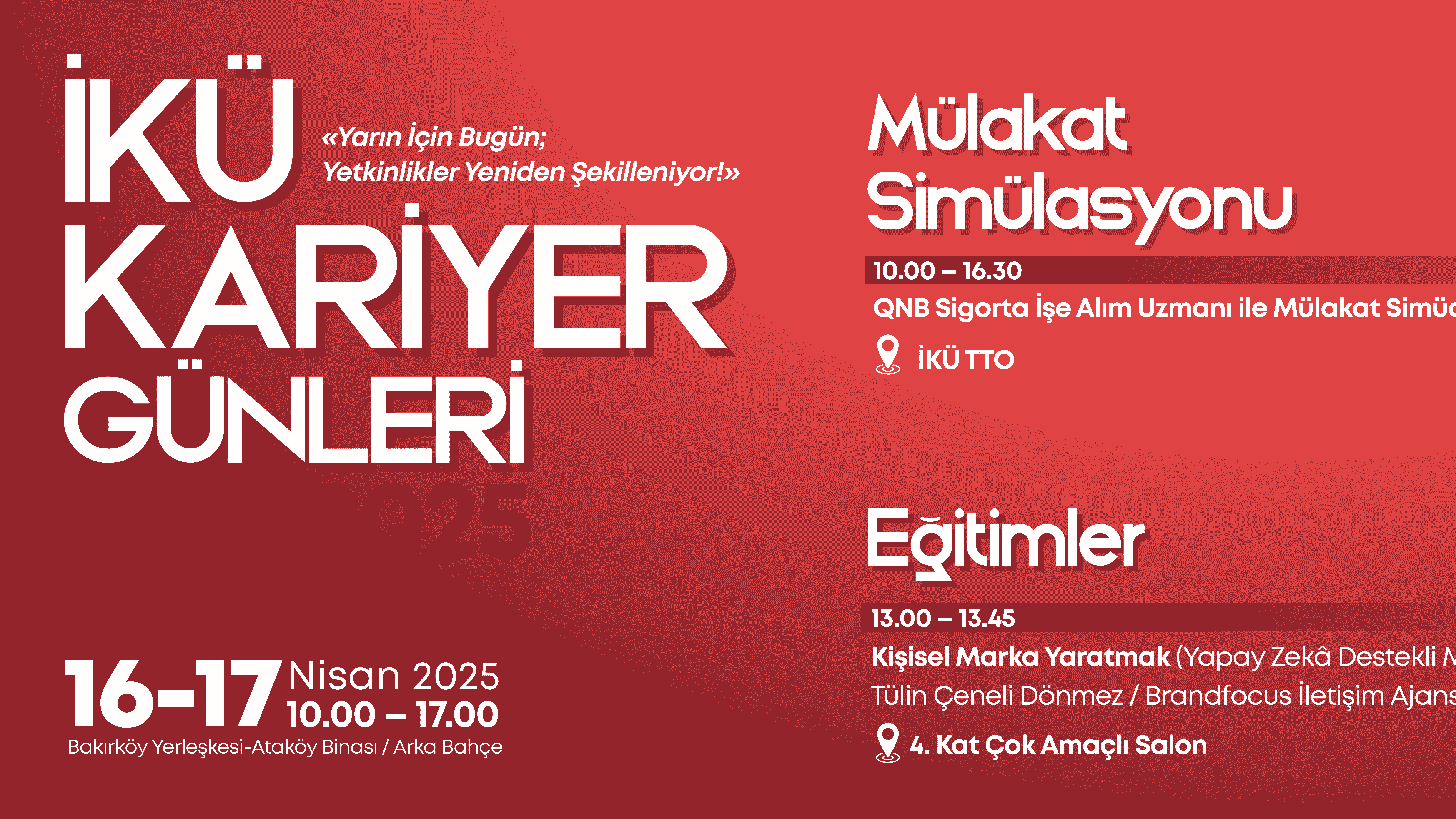 İKÜ Kariyer Günleri 2025