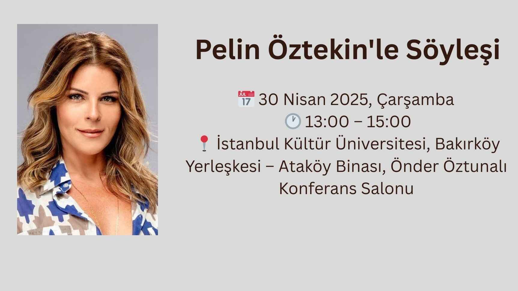 🎬 PELİN ÖZTEKİN'LE SÖYLEŞİ