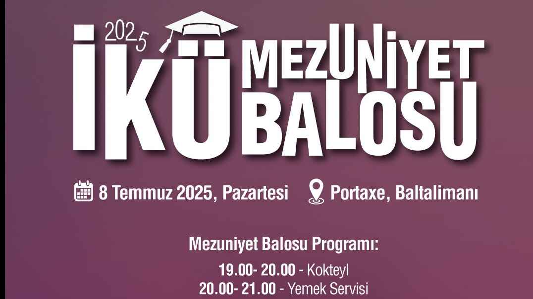 İKÜ 2025 Mezuniyet Balosu