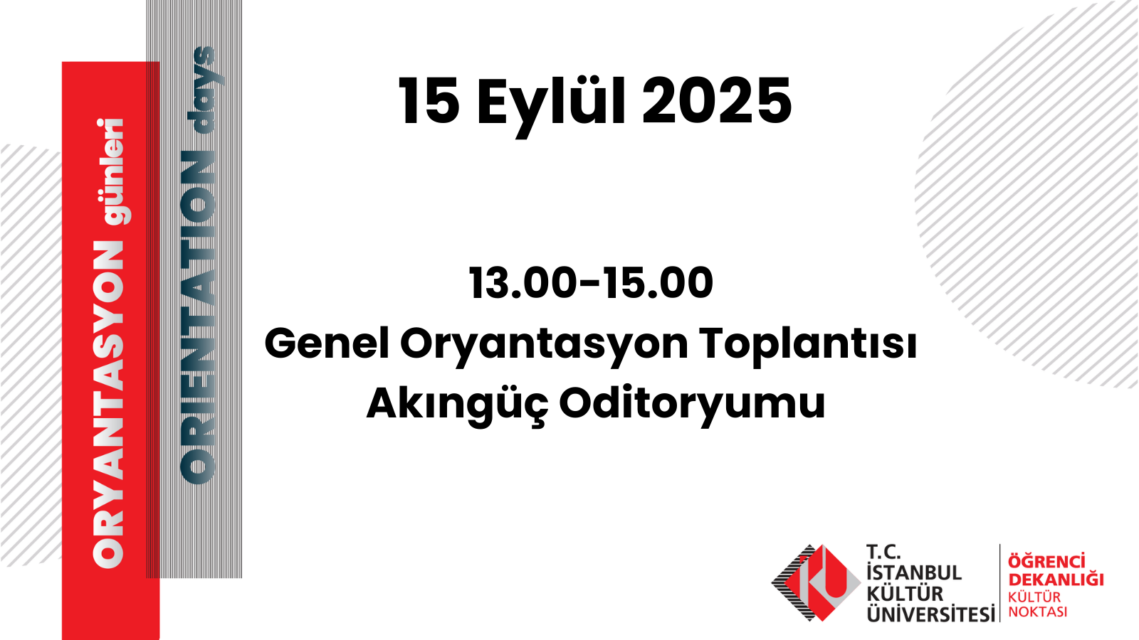 ORYANTASYON TOPLANTISI