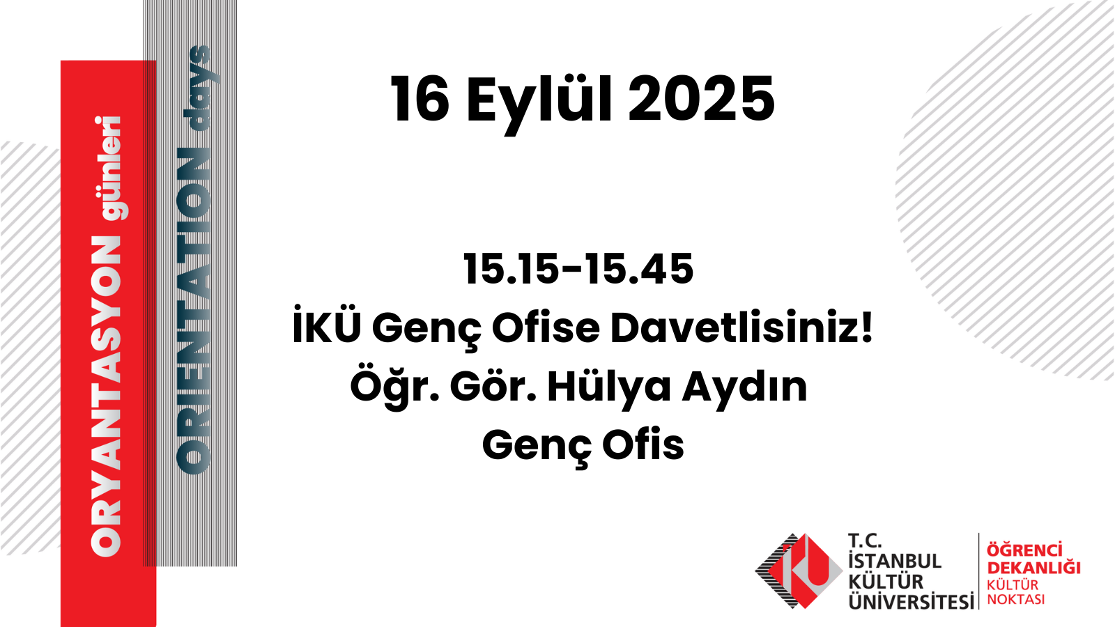 İKÜ Genç Ofise Davetlisiniz!, Öğr. Gör. Hülya Aydın