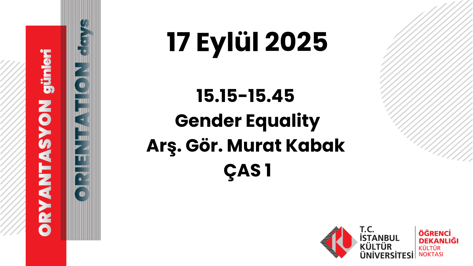 Gender Equality, Arş. Gör. Murat Kabak