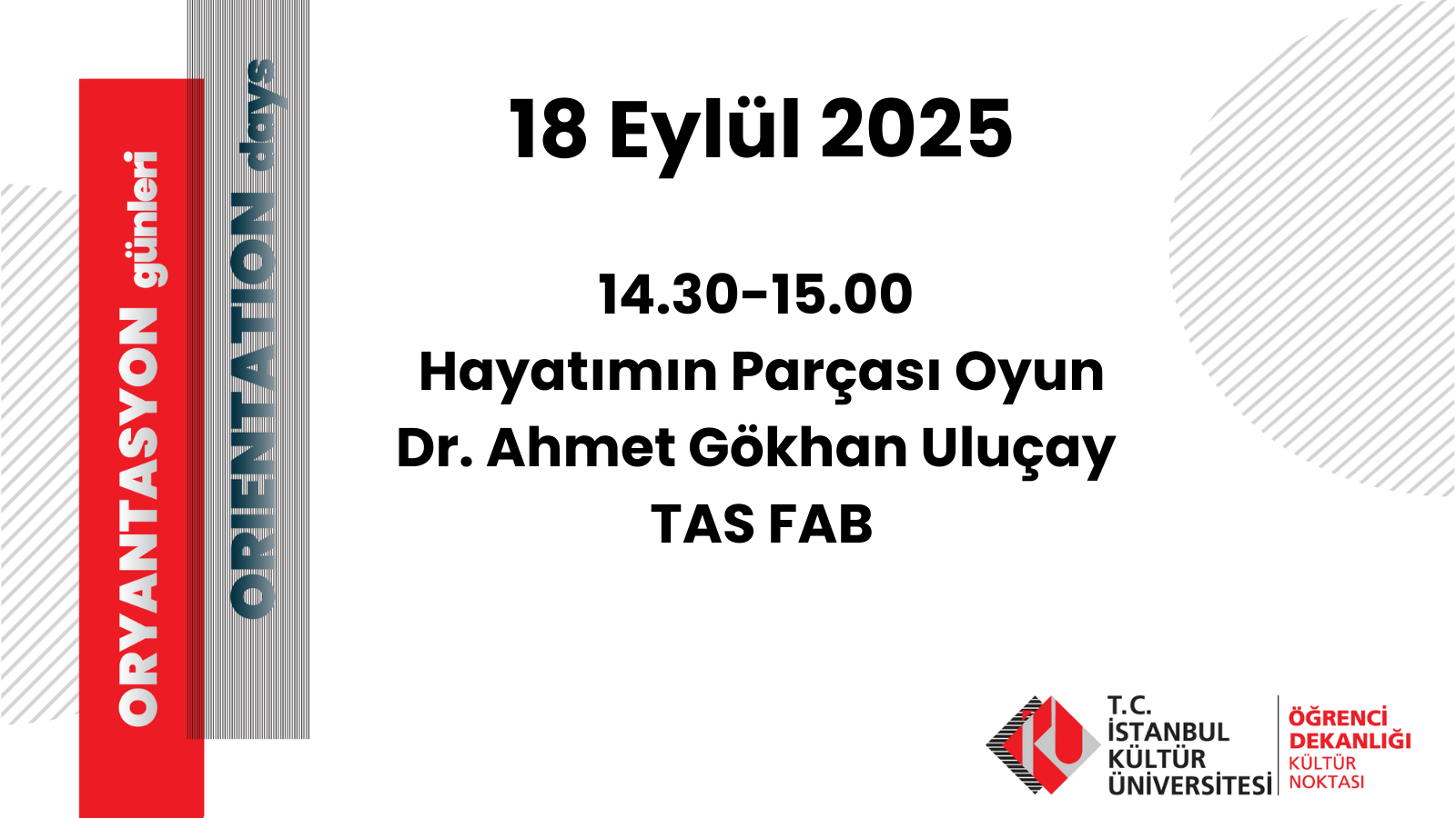 Hayatımın Parçası Oyun, Dr. Ahmet Gökhan Uluçay