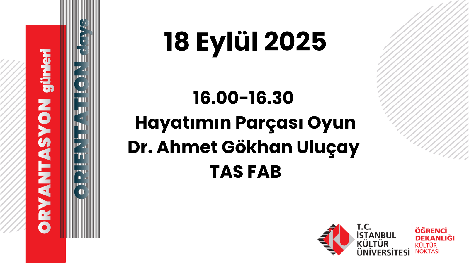 Hayatımın Parçası Oyun, Dr. Ahmet Gökhan Uluçay