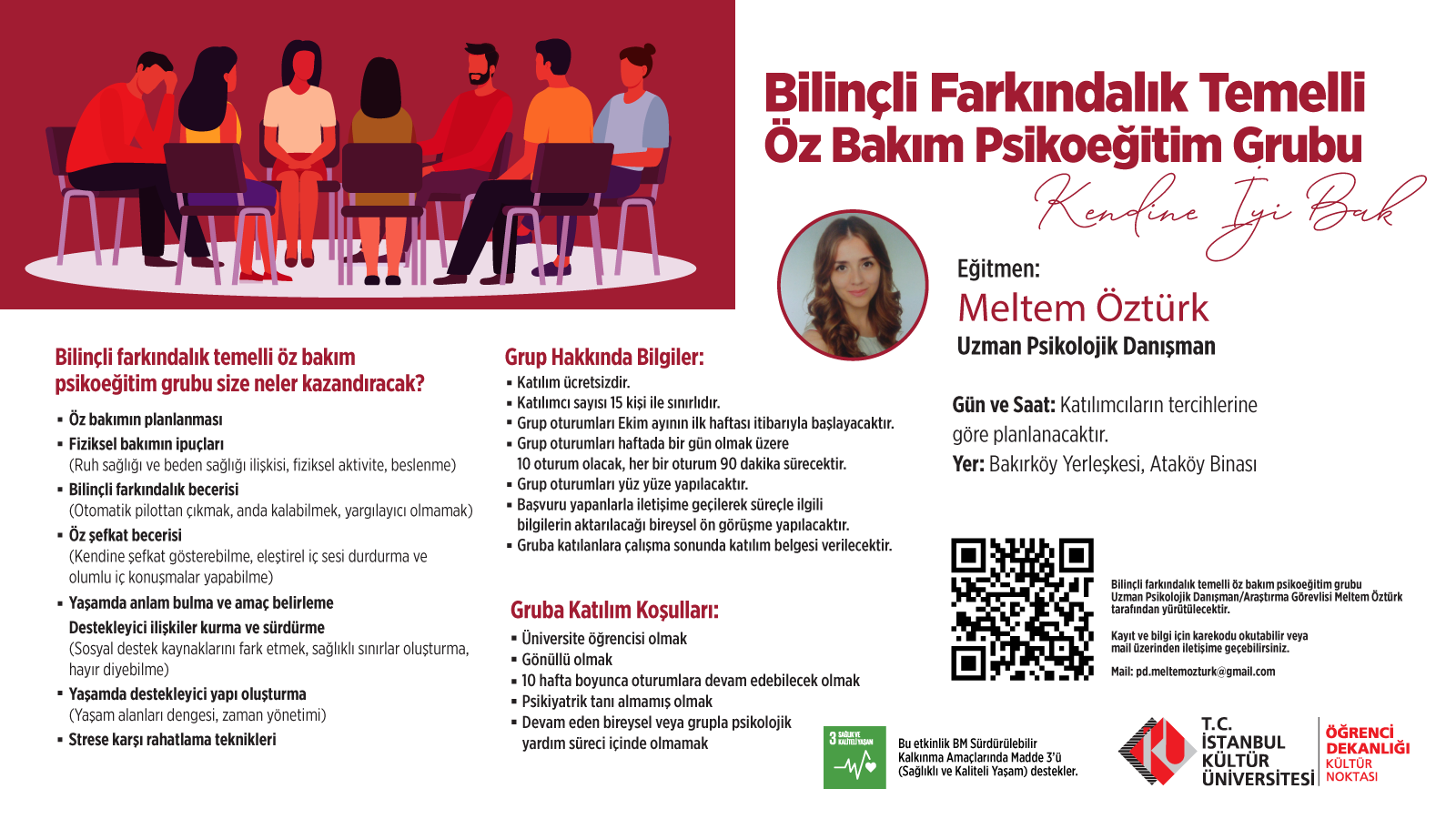 Bilinçli Öz Bakım Psikoeğitim Grup Çalışması