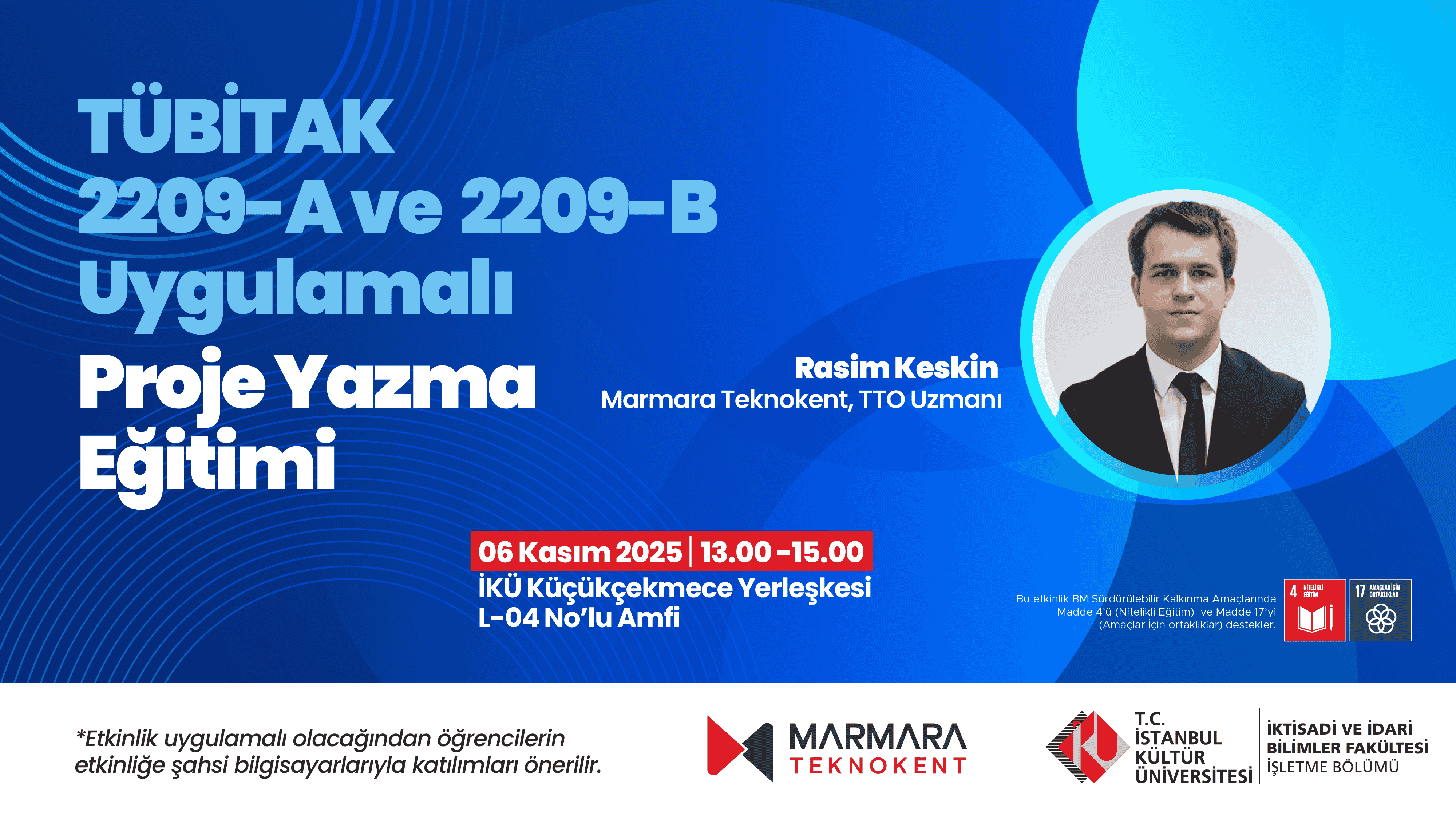 TÜBİTAK 2209 A-B Uygulamalı Proje Yazma Eğitimi