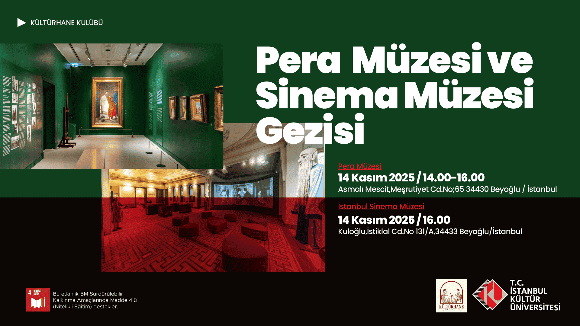 "Pera Müzesi ve Sinema Müzesi" Gezisi