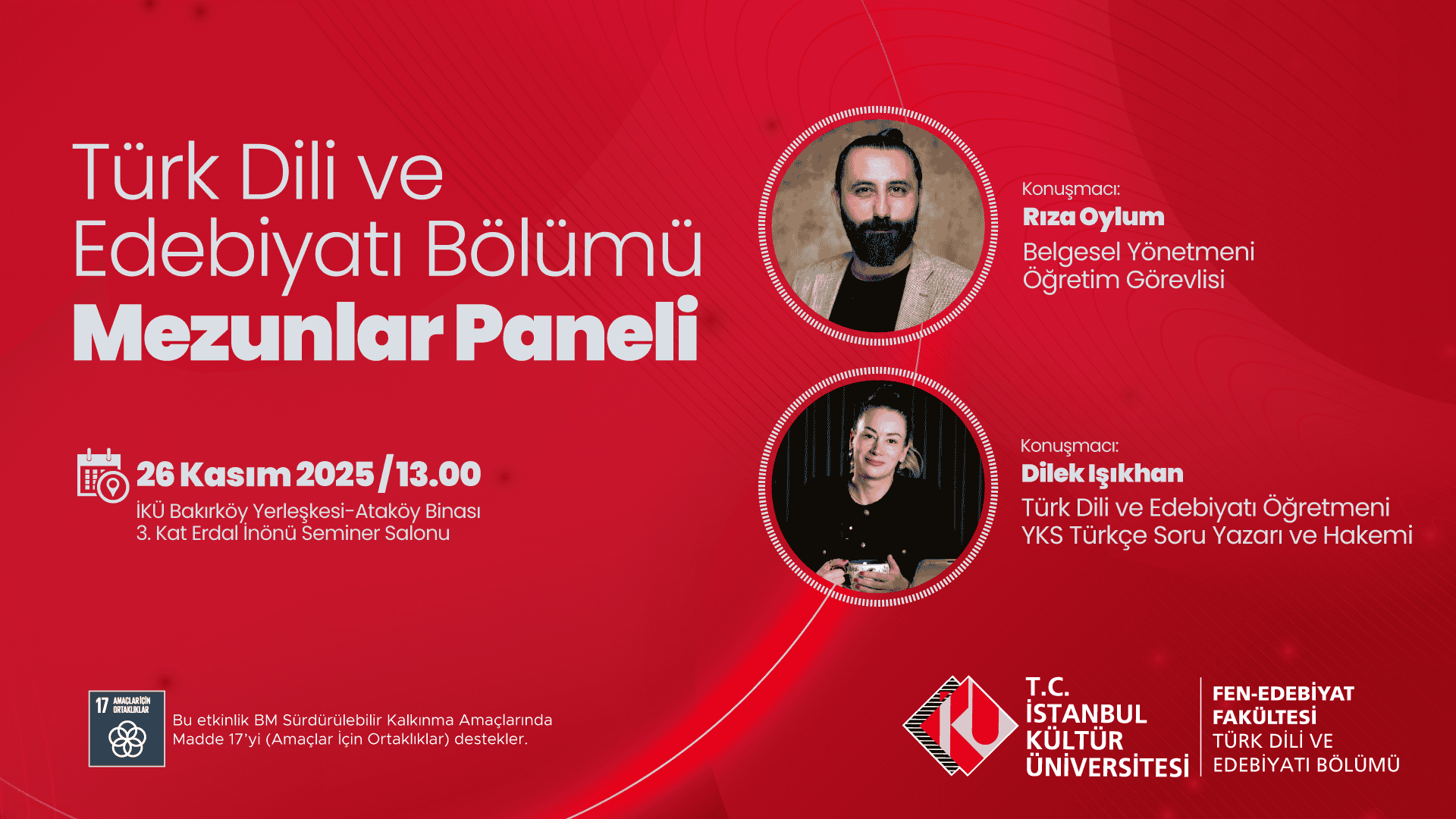 Türk Dili ve Edebiyatı Bölümü Mezunlar Paneli