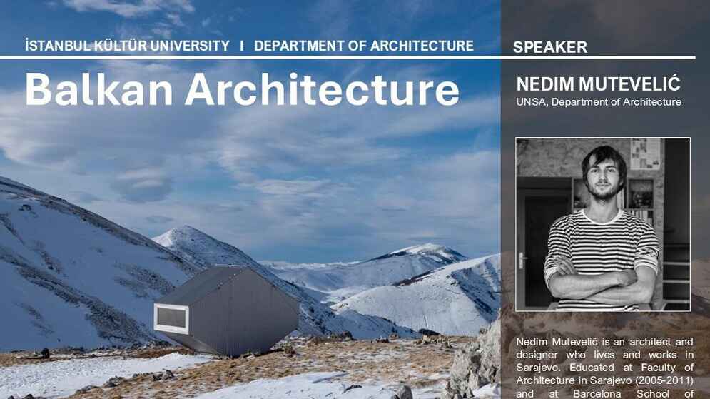 "Balkan Architecture" Söyleşi ve Sergisi
