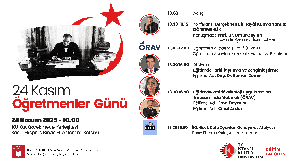 24 Kasım Öğretmenler Günü Etkinliği