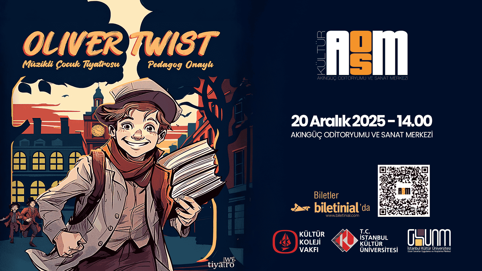 "Oliver Twist" Müzikli Çocuk Tiyatrosu