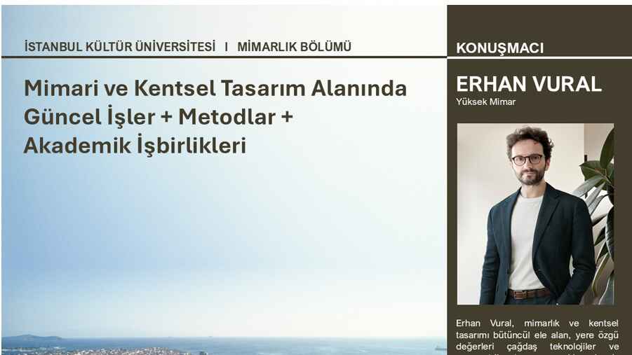 Mimari ve Kentsel Tasarım Alanında Güncel İşler + Metotlar + Akademik İş Birlikleri