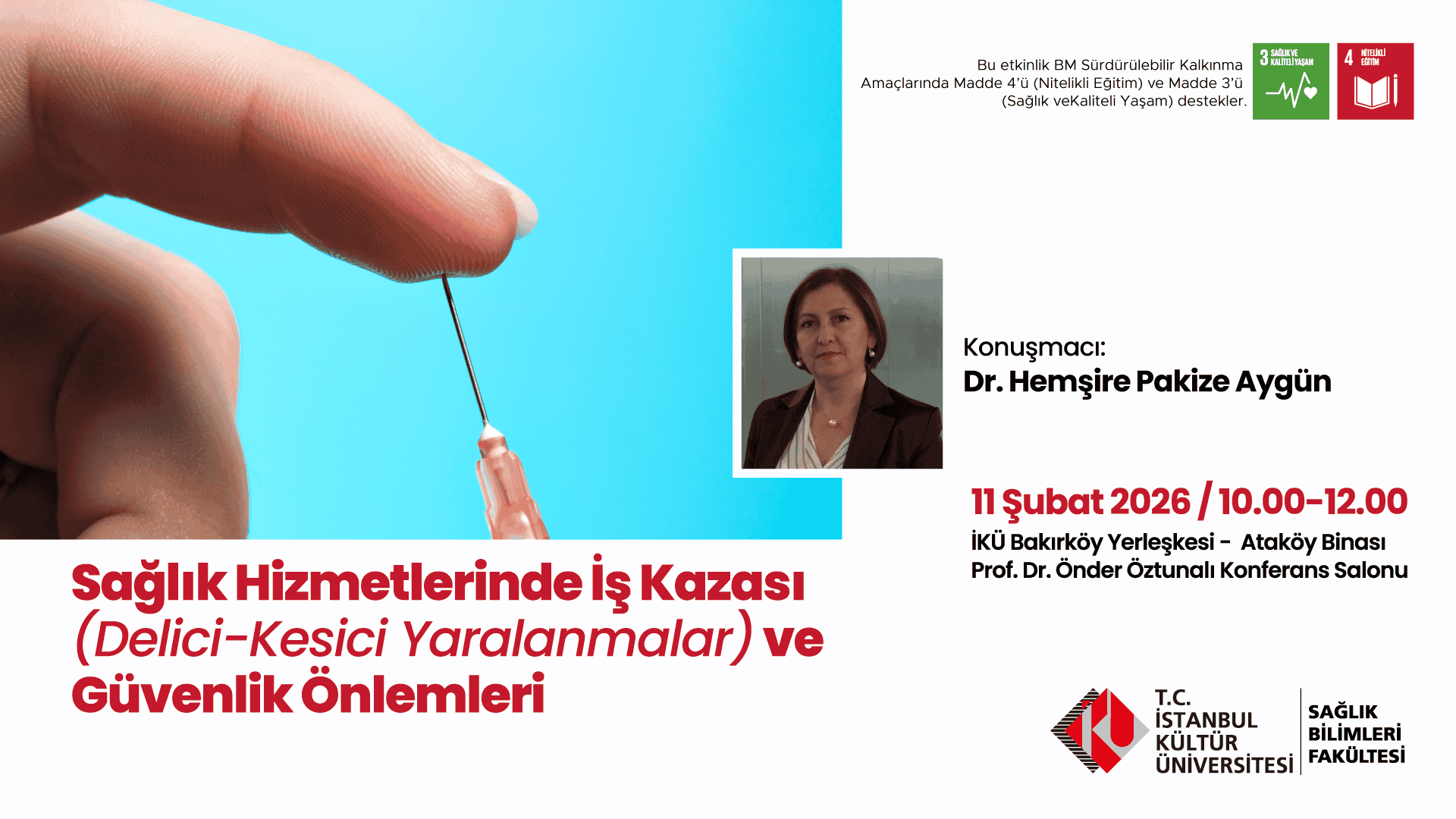 Sağlık Hizmetlerinde İş Kazası (Delici–Kesici Yaralanmalar) ve Güvenlik Önlemleri