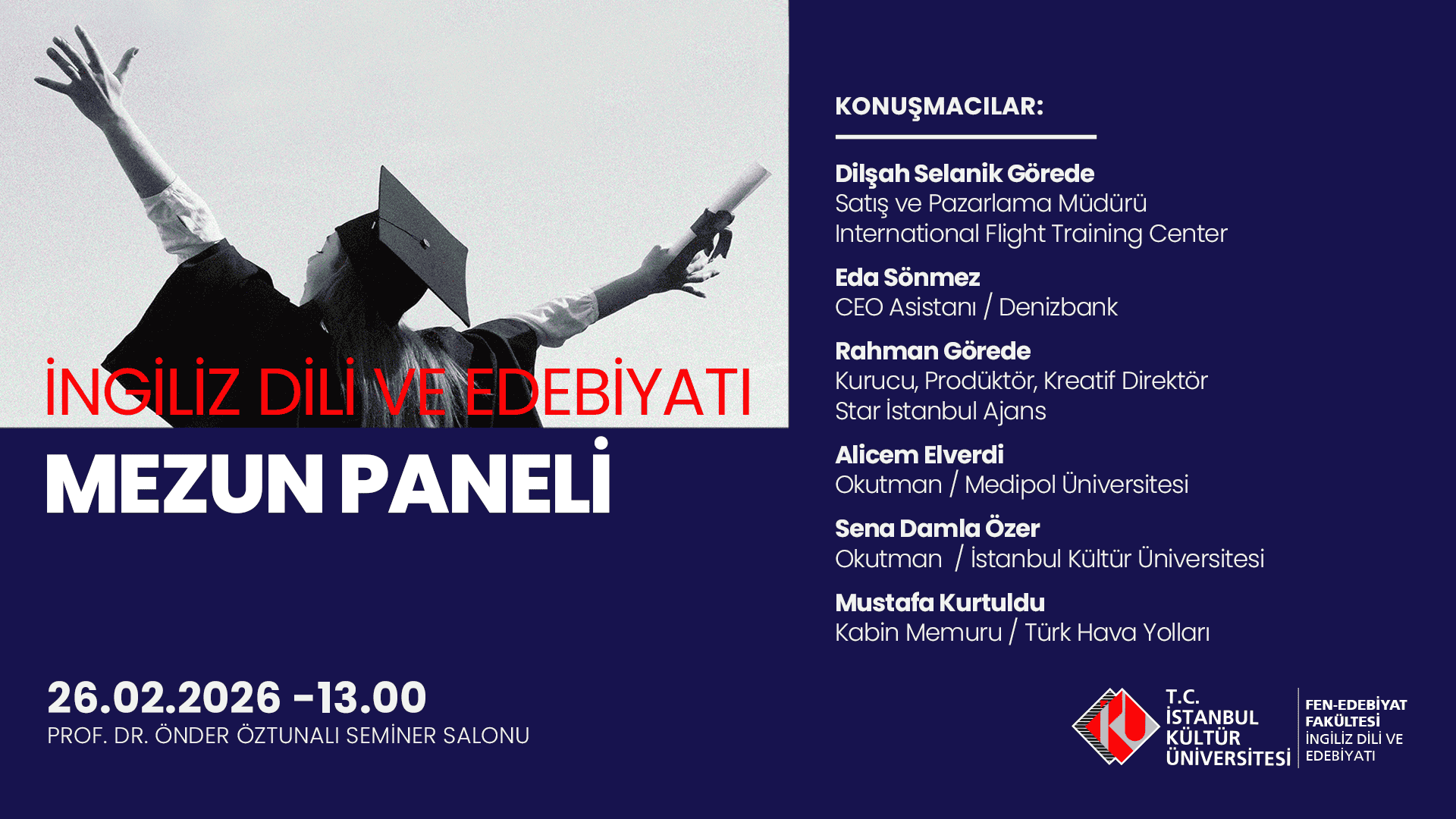İngiliz Dili ve Edebiyatı Bölümü Mezun Paneli