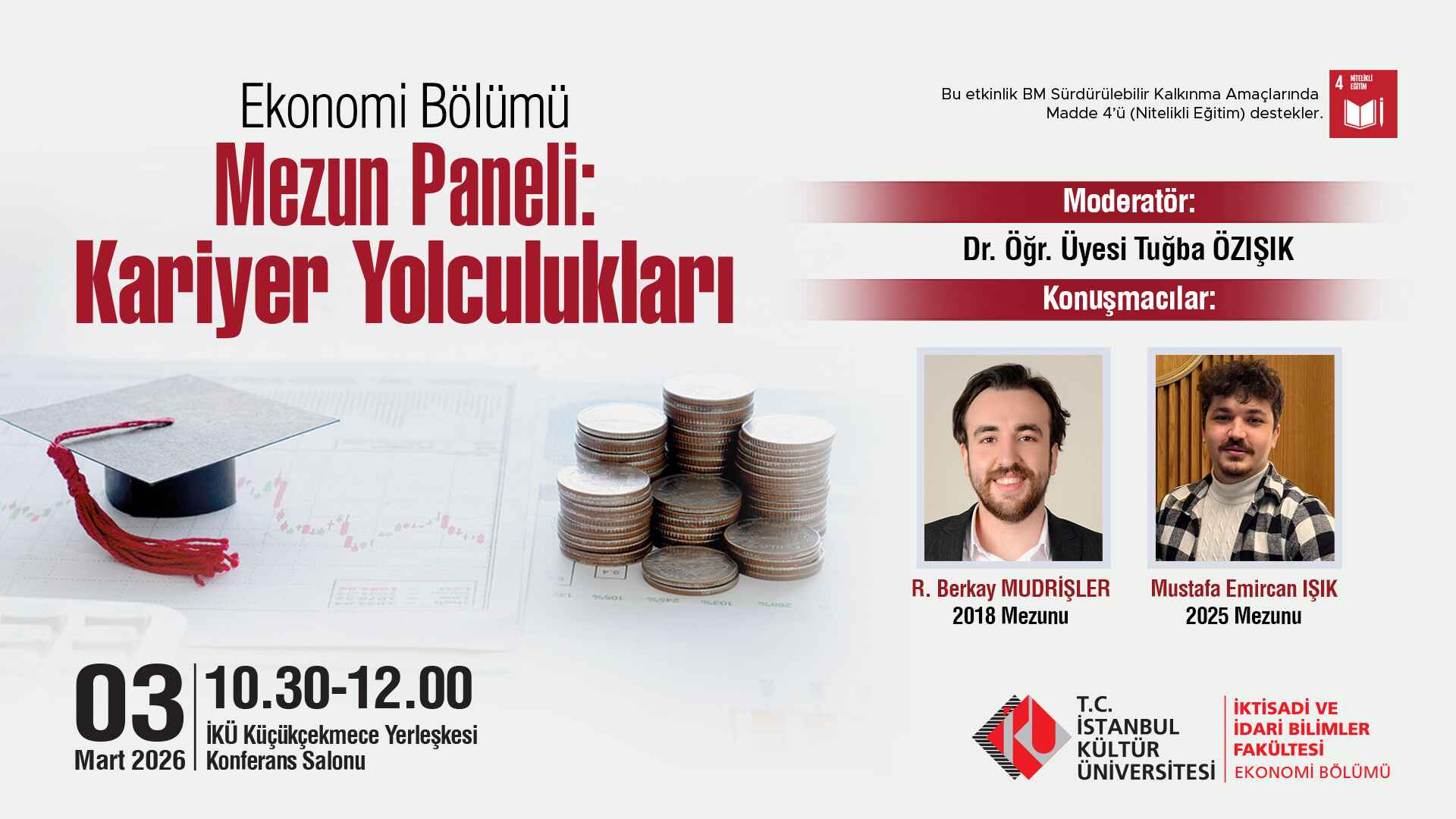 Ekonomi Bölümü Mezun Paneli: Kariyer Yolculukları
