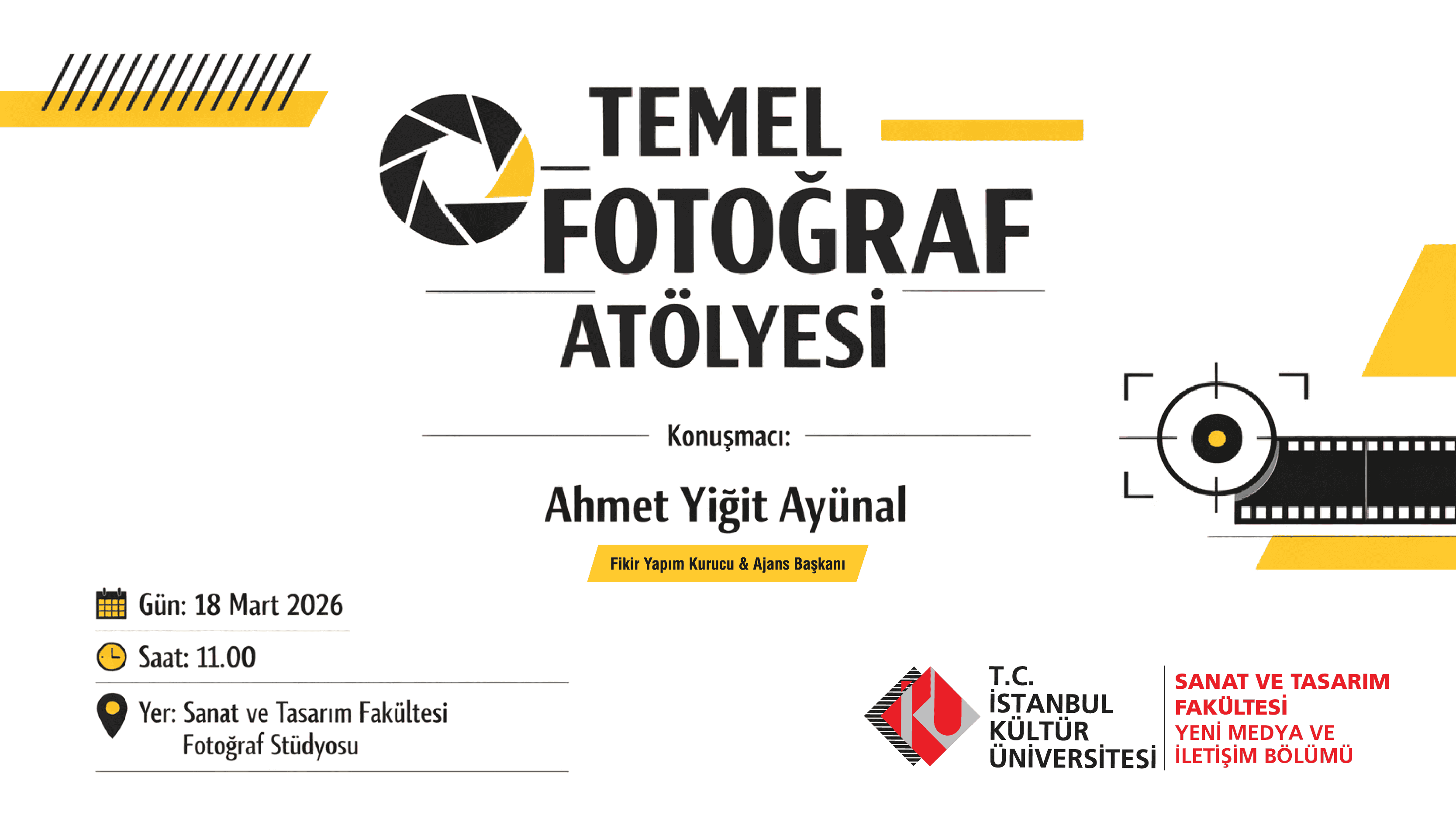 Temel Fotoğraf Atölyesi