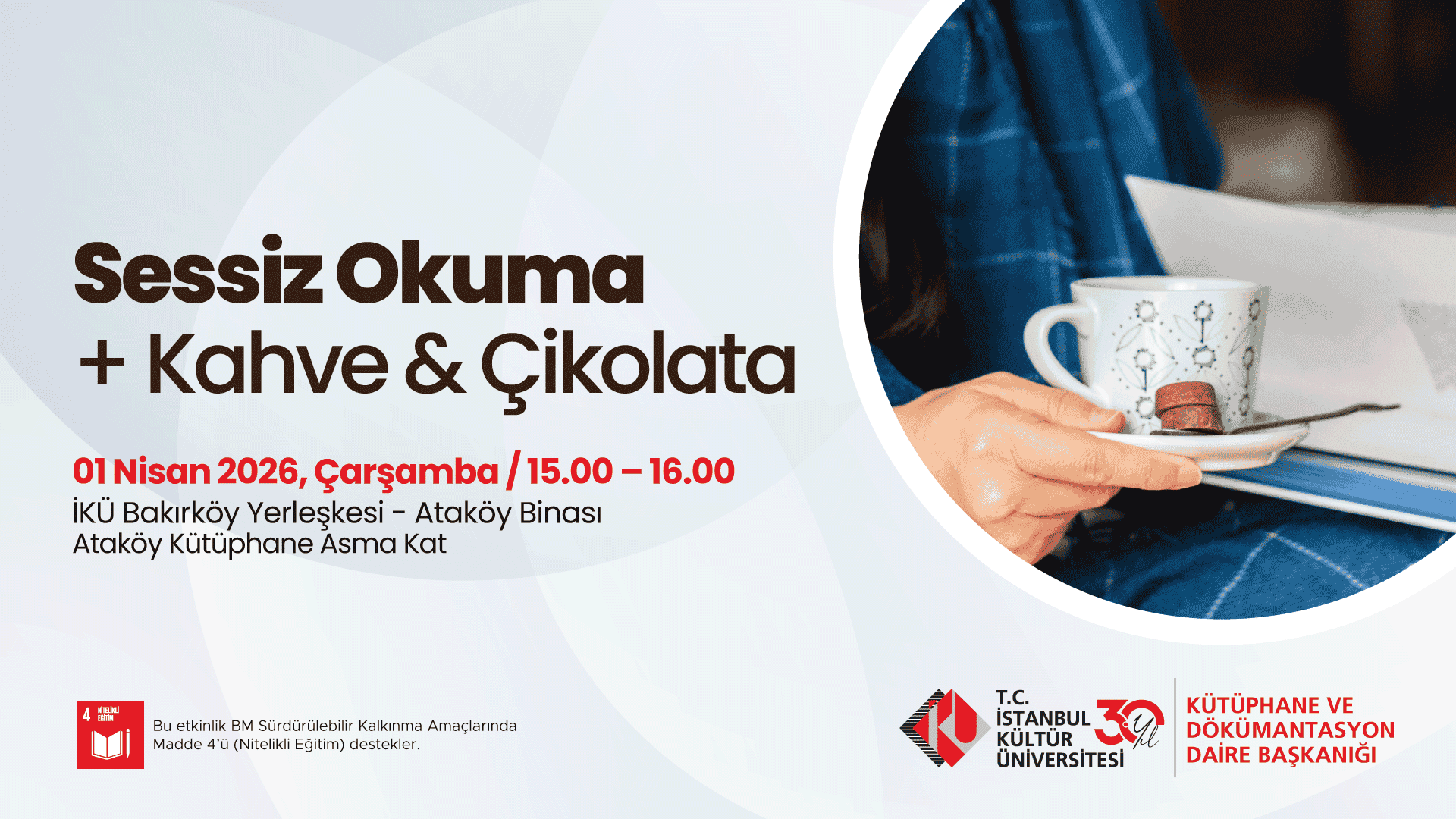 Sessiz Okuma + Kahve & Çikolata