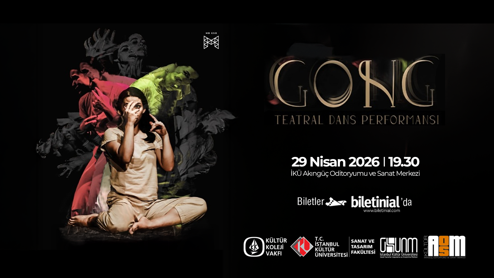"GONG" Teatral Dans Performansı
