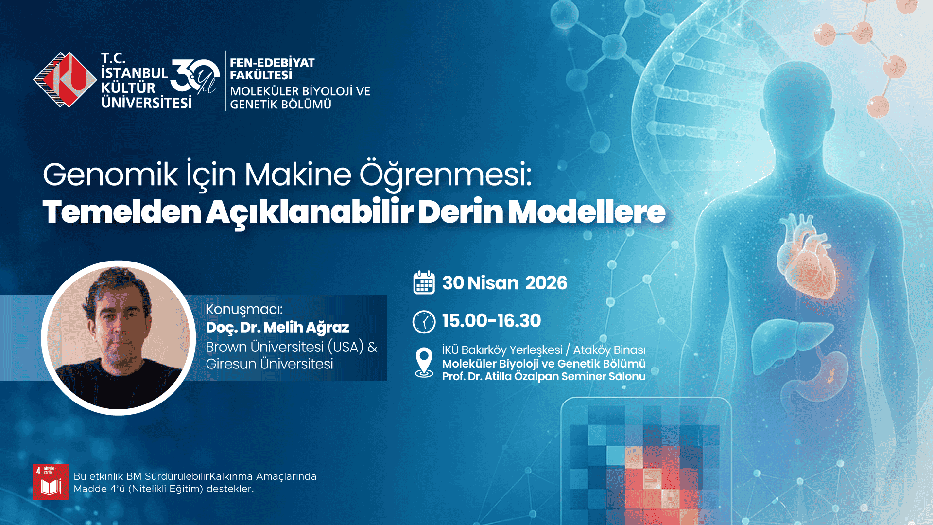 Genomik İçin Makine Öğrenmesi: Temelden Açıklanabilir Derin Modellere