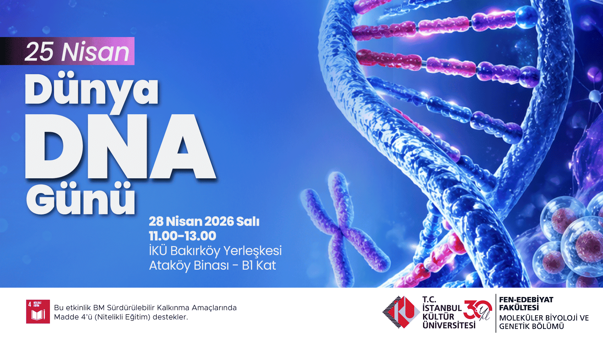 25 Nisan Dünya DNA Günü