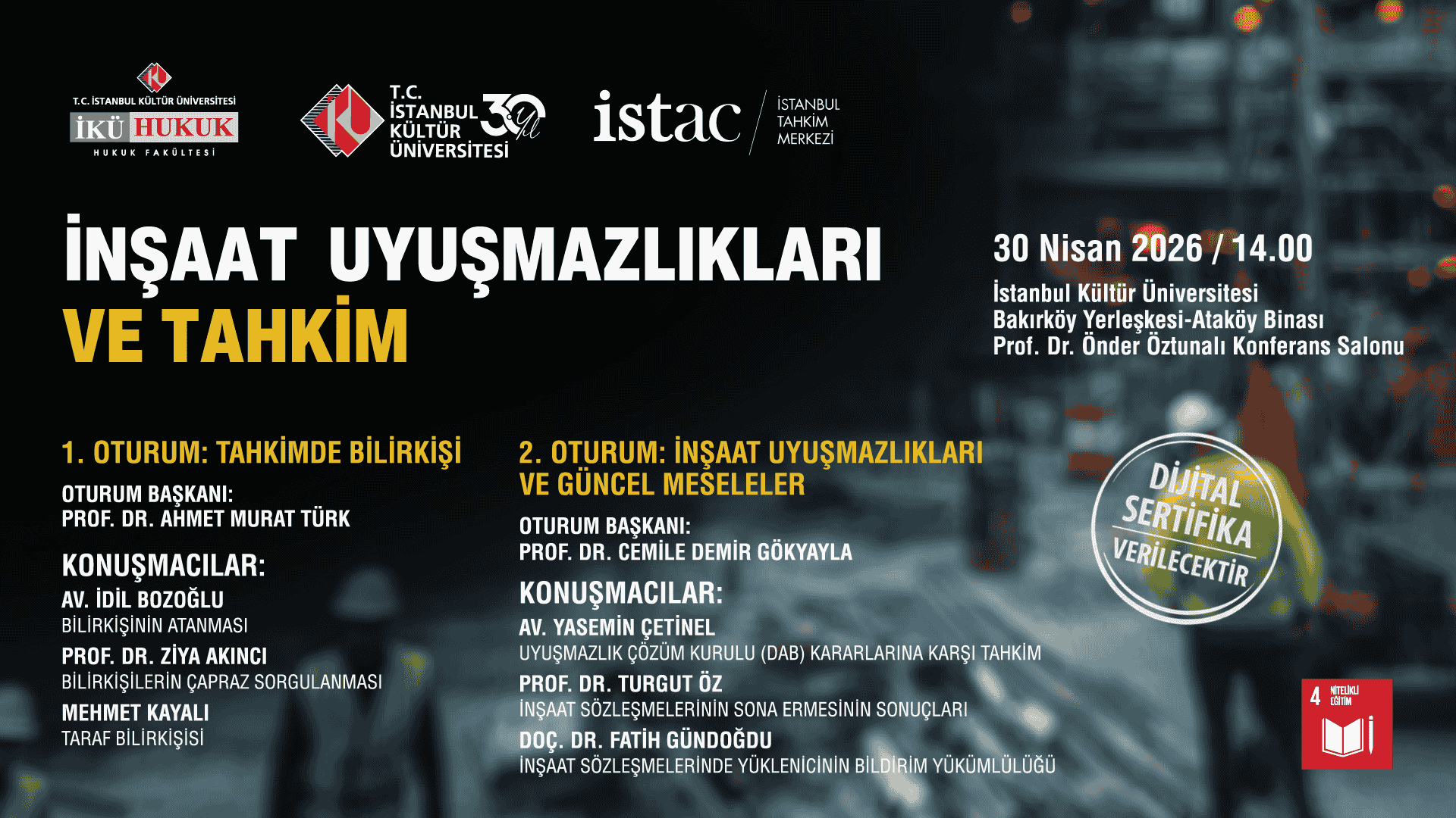 İnşaat Uyuşmazlıkları ve Tahkim