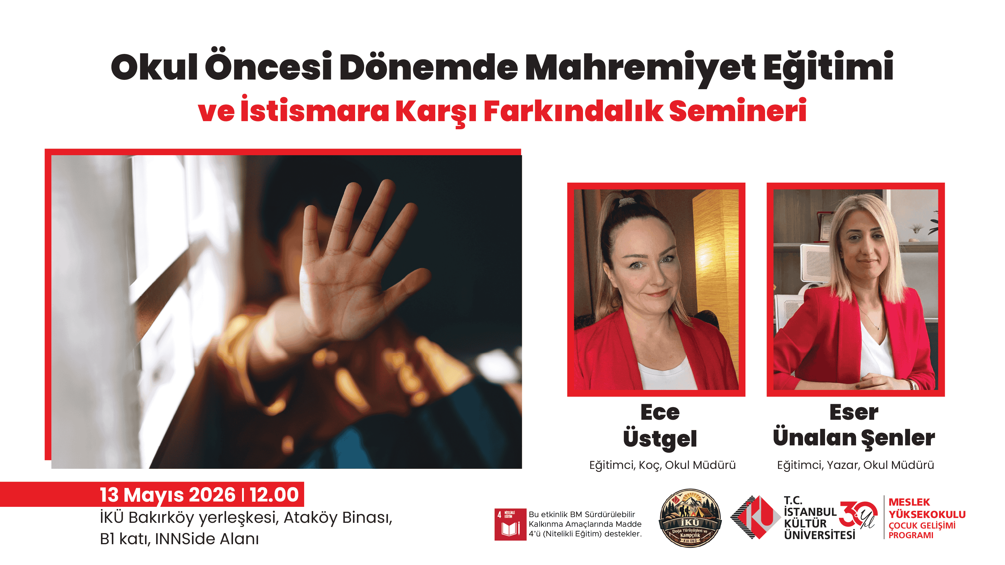 Okul Öncesi Dönemde Mahremiyet Eğitimi ve İstismara Karşı Farkındalık Semineri
