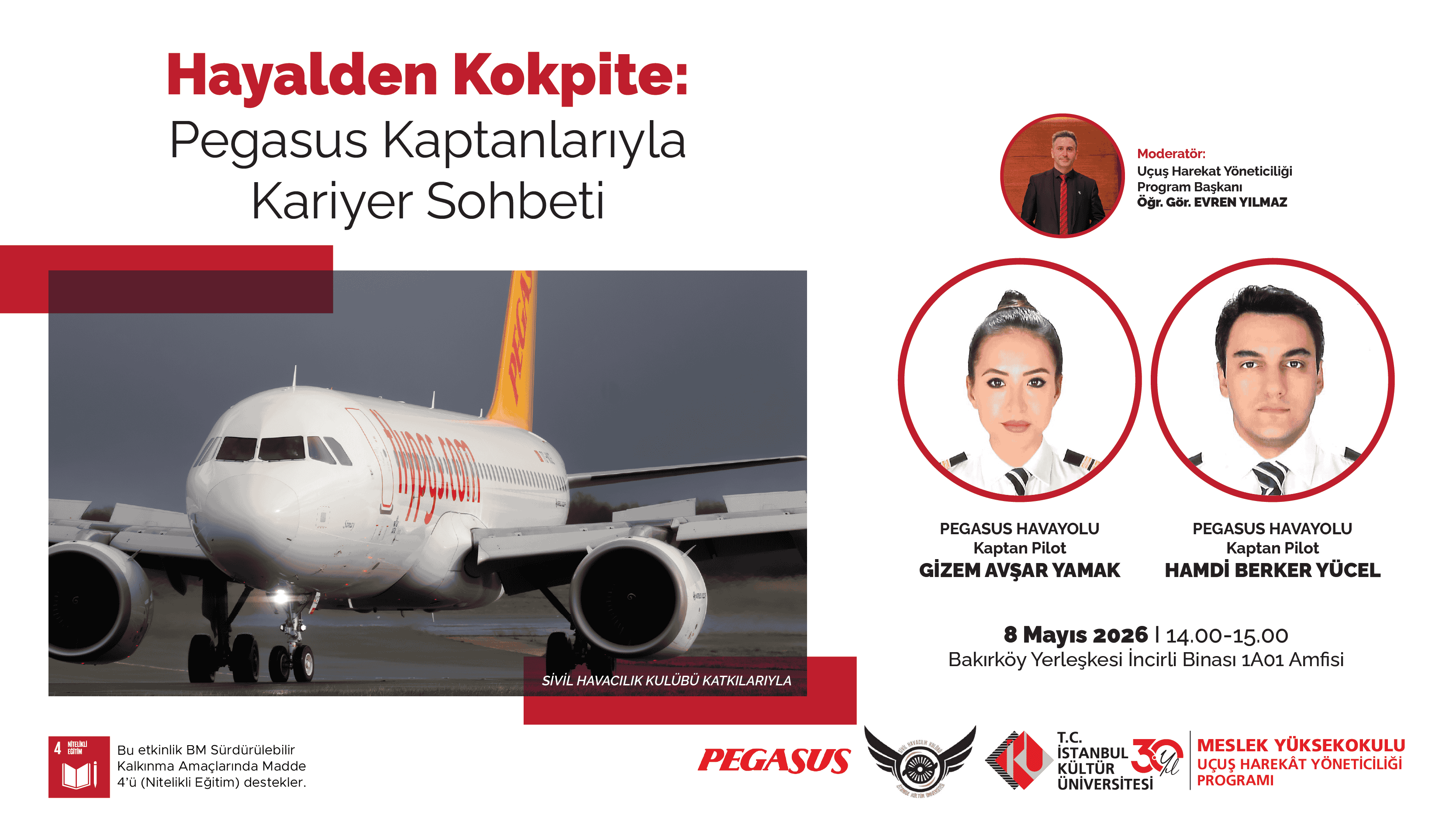 Hayalden Kokpite: Pegasus Kaptanlarıyla Kariyer Sohbeti