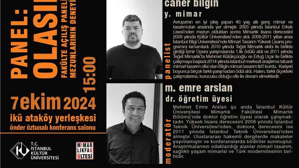 Mimarlık Fakültesi Açılış Paneli: Olasılıklar
