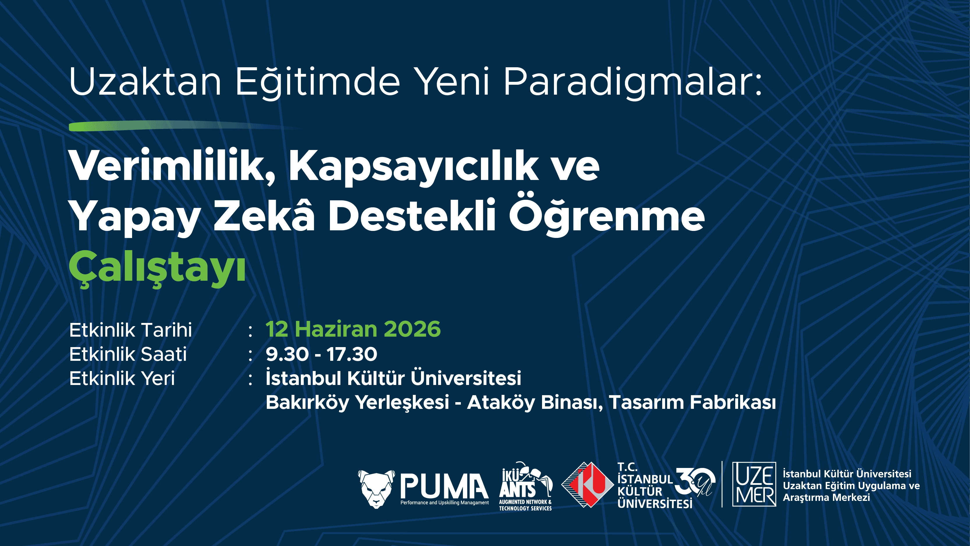 Verimlilik, Kapsayıcılık ve Yapay Zeka Destekli Öğrenme Çalıştayı
