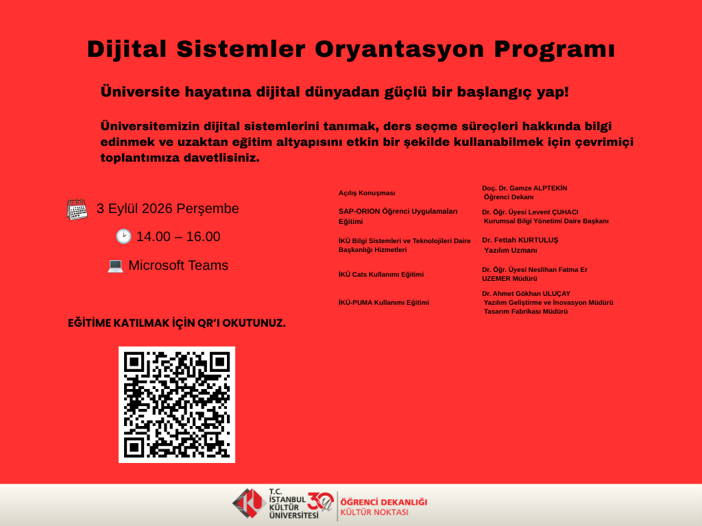 "Dijital Sistemler Oryantasyon Programı"
